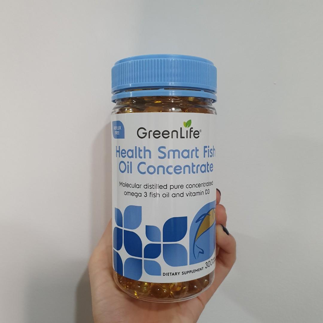 GreenLife Health Smart Fish Oil Concentrate 300 Pills, Health