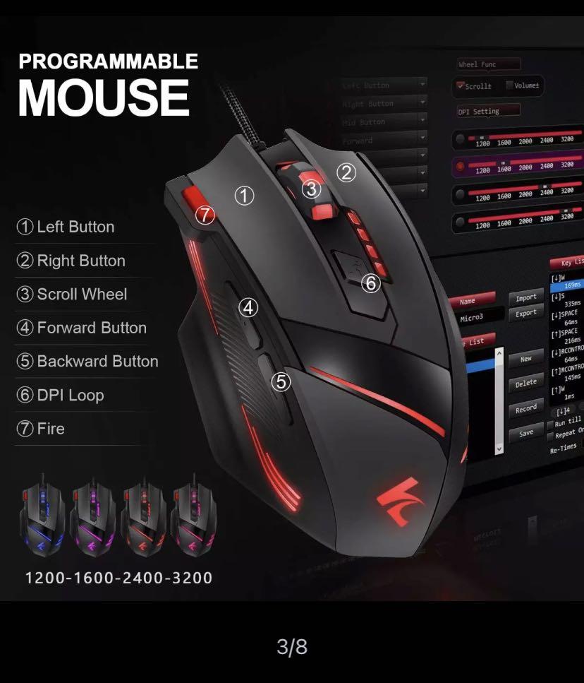 7d Gaming Mouse. Programmable Gaming Mouse. Игровая мышь Размеры. 7d Gaming Mouse de Tech.