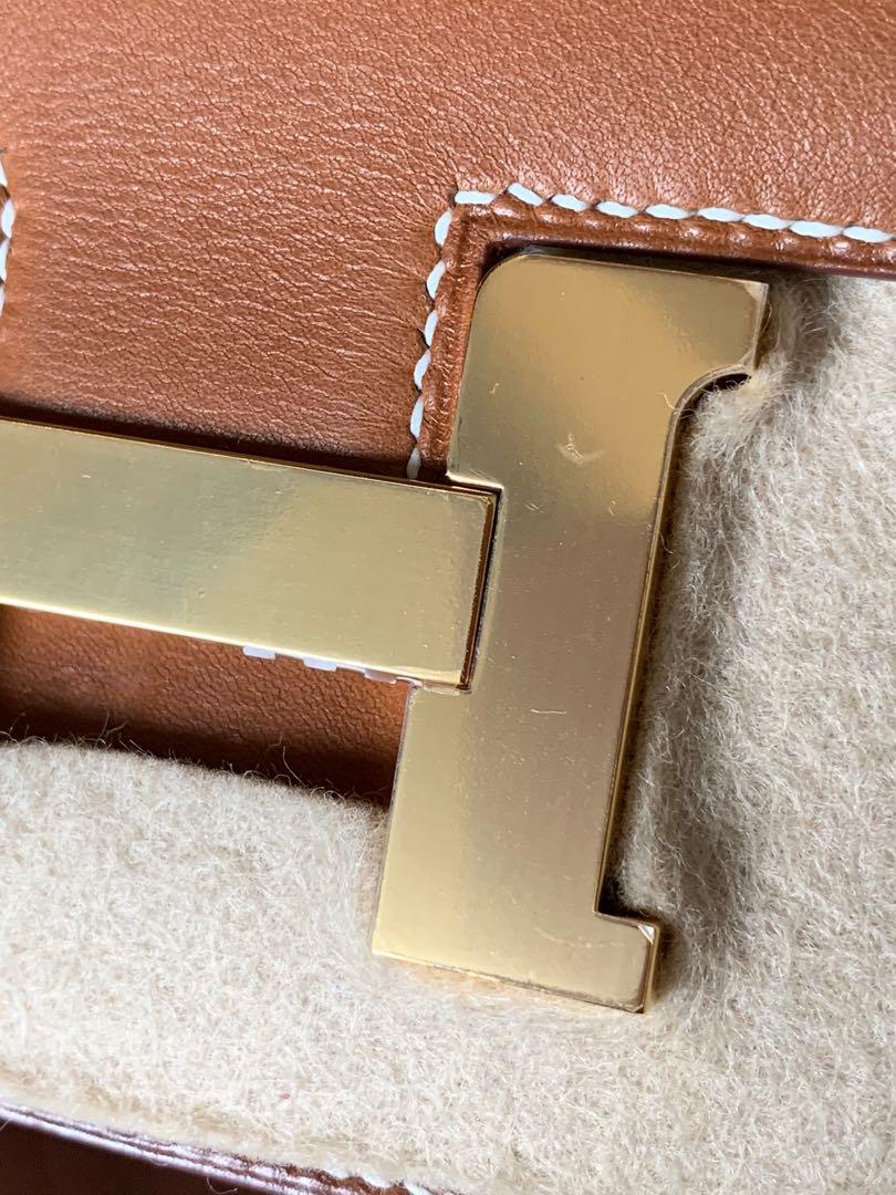 Hermes Constance 18 Mini Fauve Barenia Gold Hardware #C - Vendome