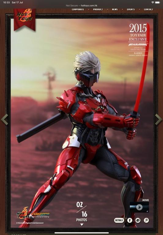 HOTTOYS VGM17 1/6 Raiden Metal Gear Rising: Revengeance Normal Ver. INSTOCK