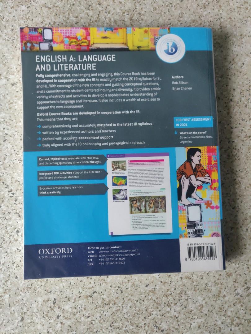 IB English A Language and Literature Course Book, 教科書 Carousell