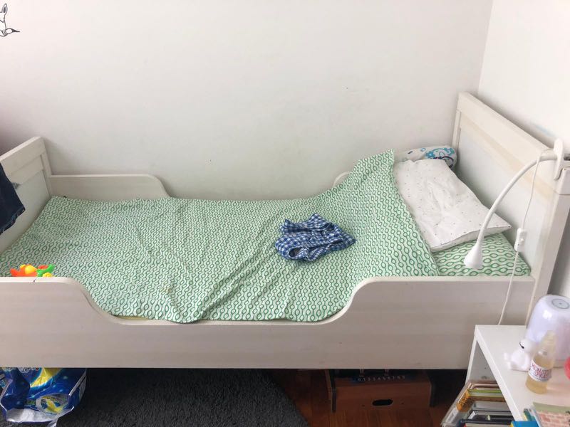 ikea toddler bed and mattress furniture home living furniture bed frames mattresses on carousell
