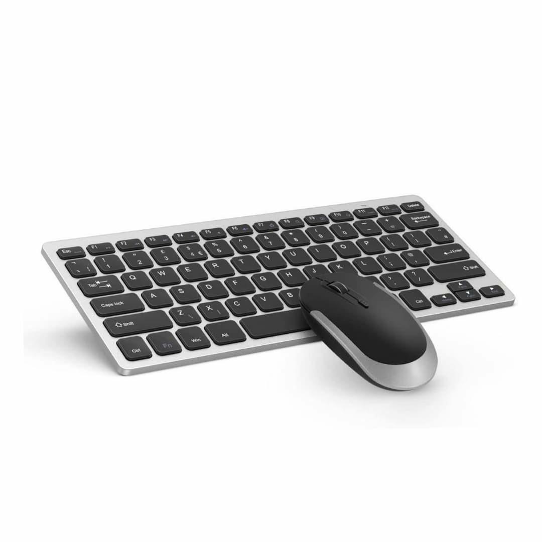 Jelly Comb KUT019 2.4G Compact Wireless Keyboard Mouse Combo QWERTY UK