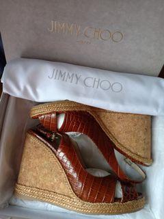 jimmy choo amely 105 espadrille wedge sandal