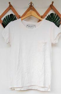 FREEONGKR Kaos Putih Polos ADA BASIC