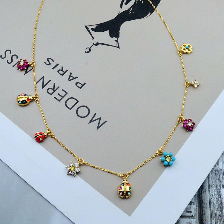 Kate Spade Set Enamel Crystal Ladybug Flowers 🌺, Women's Fashion, Jewelry  & Organisers, Body Jewelry on Carousell