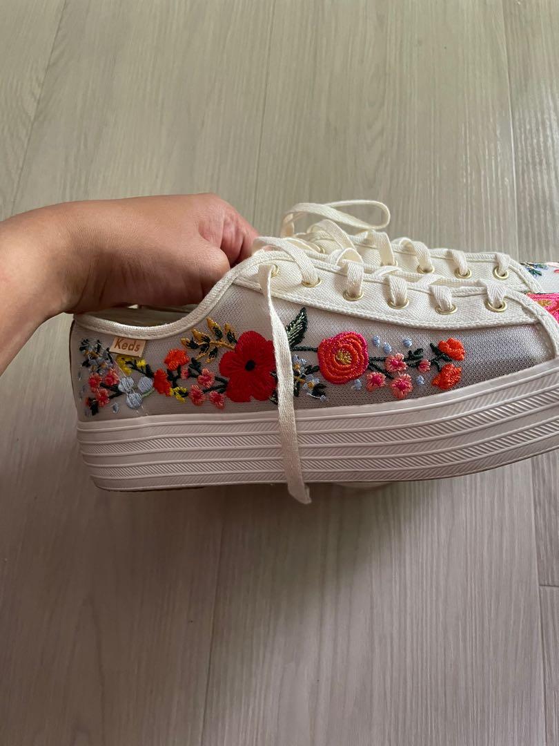 Keds Embroidery Shoes, Women's Fashion, Footwear, Sneakers on Carousell