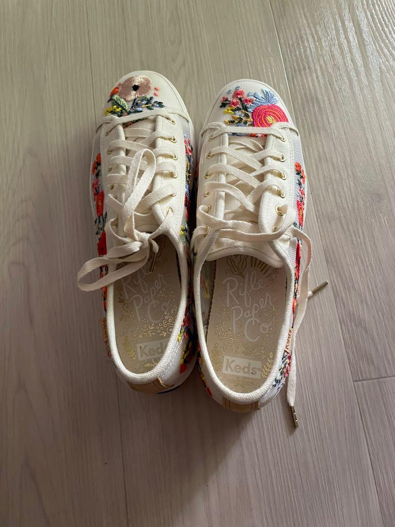 Keds Embroidery Shoes, Women's Fashion, Footwear, Sneakers on Carousell
