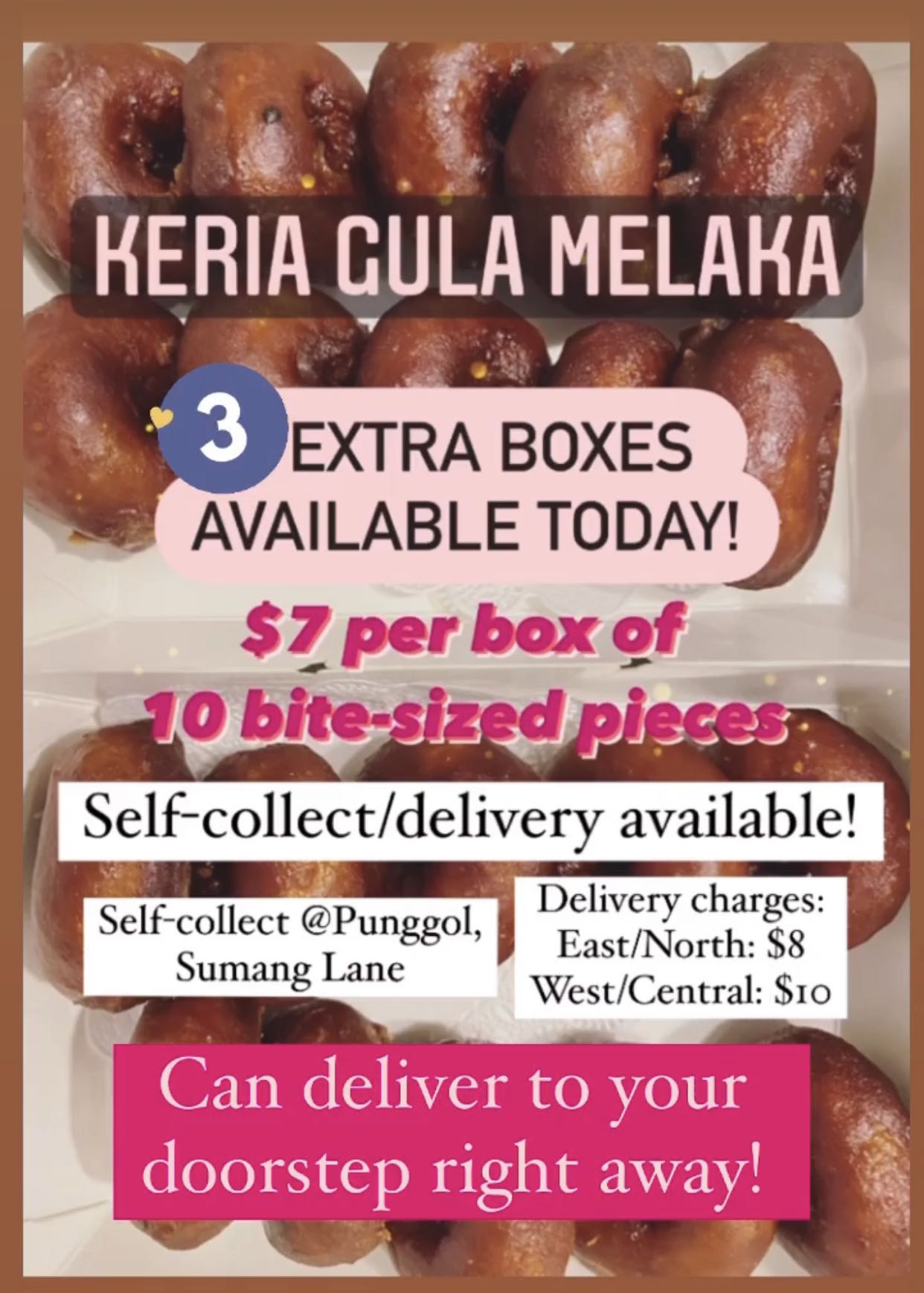 Immediate Purchase Keria Gula Melaka Food Drinks Local Eats On Immediate Purchase Keria Gula Melaka Food Drinks Local Eats On
