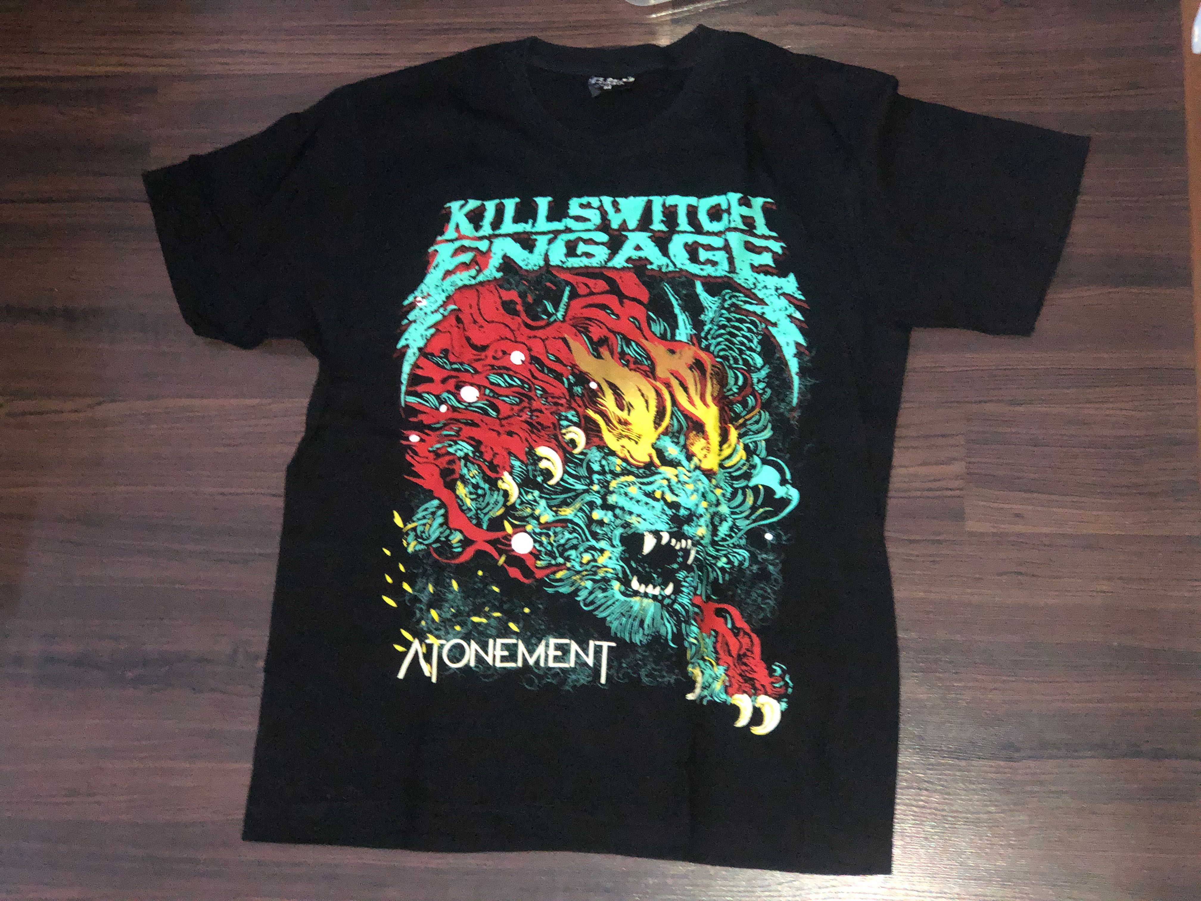 Killswitch Engage Band Tee (T) Shirt Album), Fashion, Tops & Sets, Tshirts Polo Shirts on Carousell
