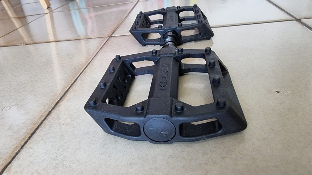 Kore Flat MTB Pedals Sports Equipment Bicycles Parts Parts Accessories on Carousell