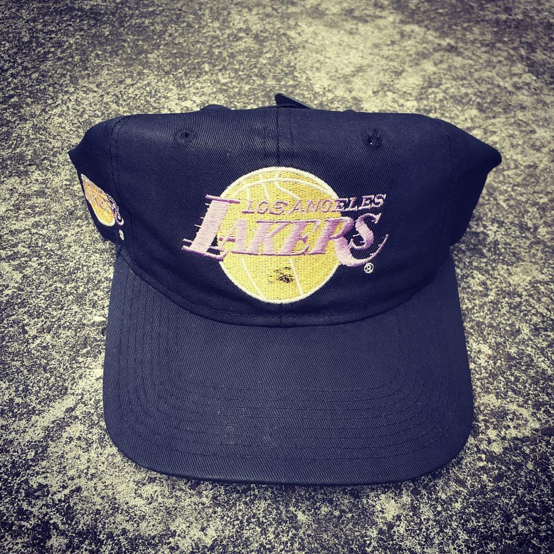 Lakers Blockheads 90s Hat Snapback, Men's Fashion, Watches