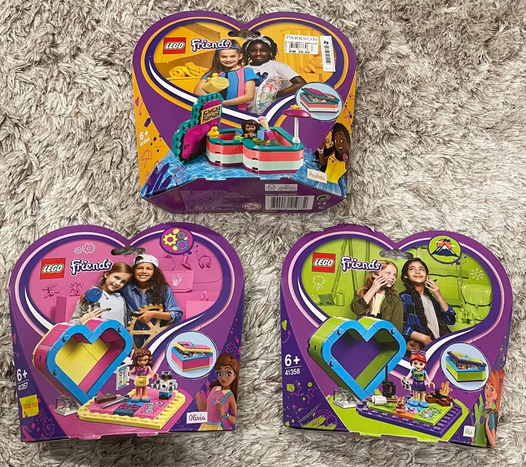 Lego andrea heart shop box