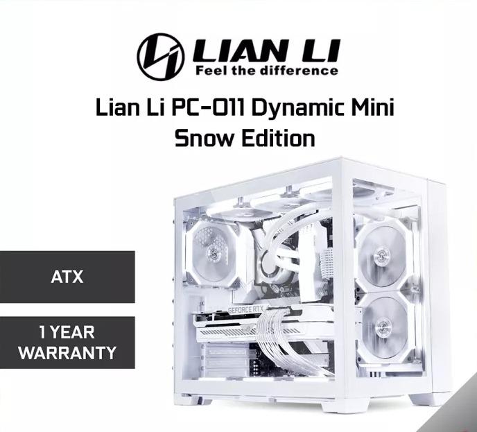 Let Go New 1 Day Old Lian Li O11 Dynamic Mini Snow Edition Read Description Computers Tech Parts Accessories Other Accessories On Carousell