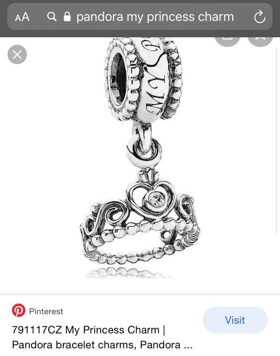 My princess pandora charm online