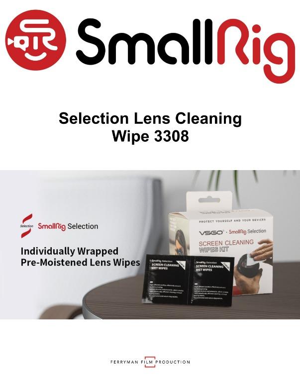 LIMITED STOCK] SmallRig VSGO  Selection Lens Cleaning Wipe (60pcs) 3308,  Photography, Photography Accessories, Camera Bags  Carriers on Carousell