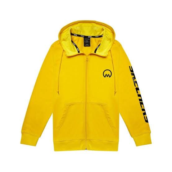 Mew Suppasit Skechers The Moon is Beautiful Hoodie Jacket Yellow