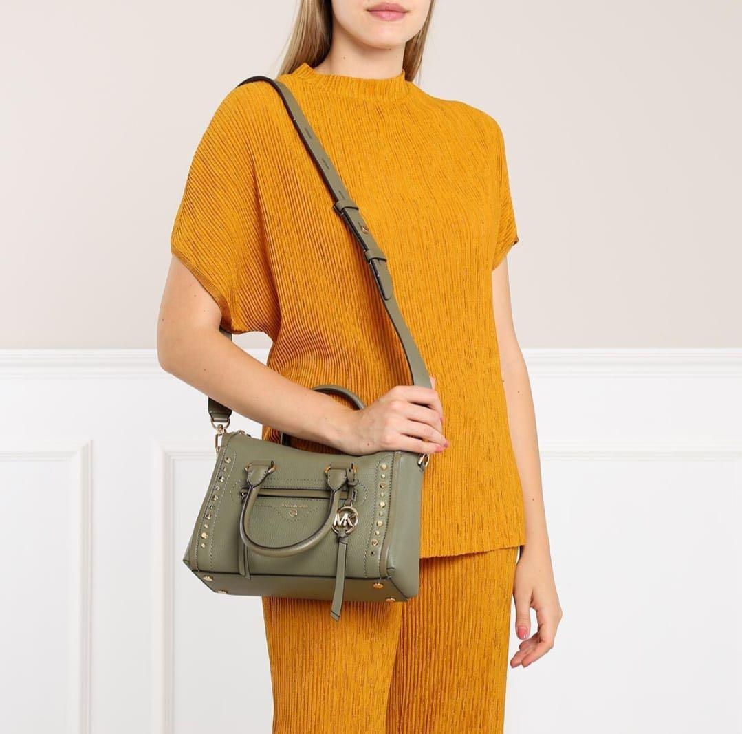 Michael Kors Carine crossbody Small Barang Mewah Tas Dompet di