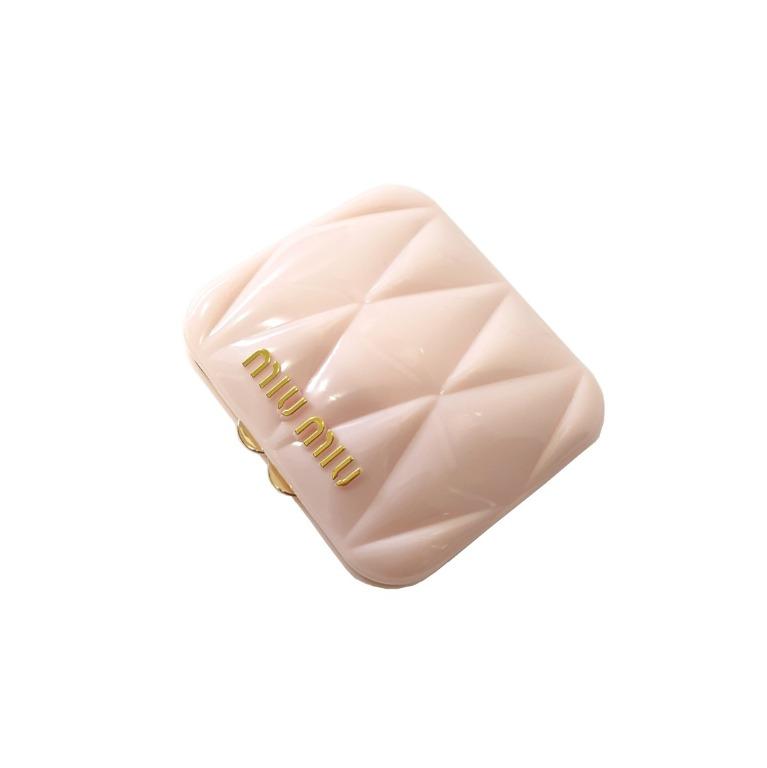 MIU MIU QUILTED COMPACT MIRROR, Luxury, Accessories on Carousell