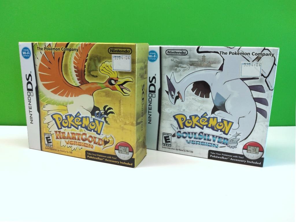 Nds 寵物小精靈心金魂銀 美版 Pokemon Heartgold Soulsilver Hgss Us 電子遊戲 電子遊戲 Nintendo 任天堂 Carousell