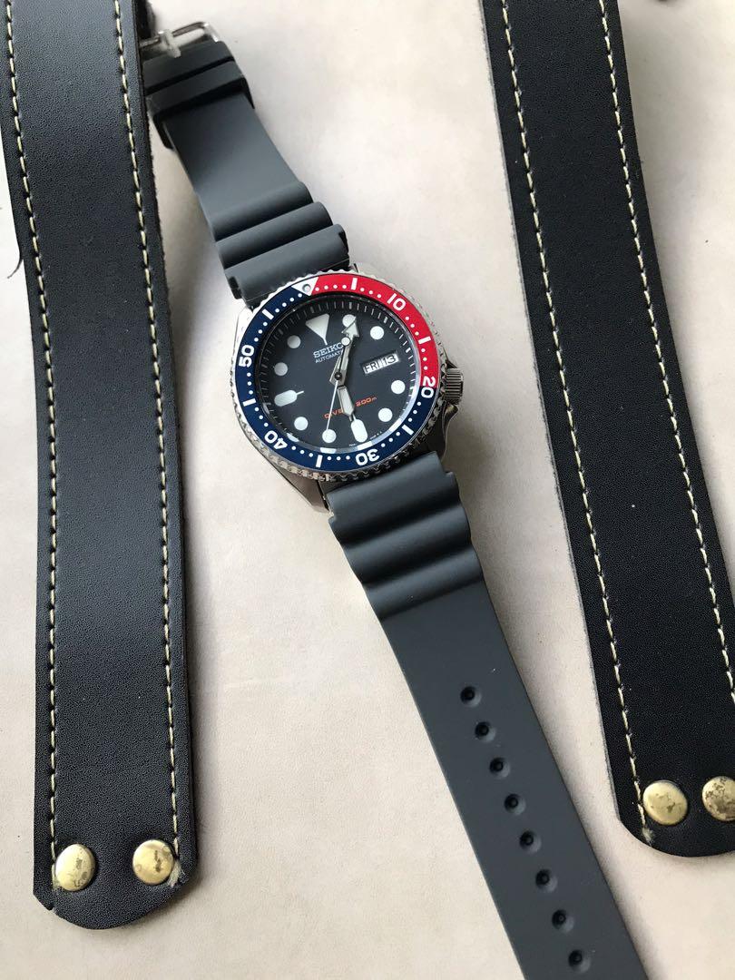 New 20mm 22mm high quality silicone watch strap