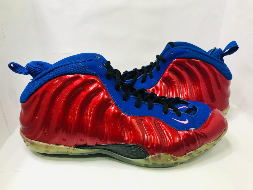 Foamposite red and blue sale