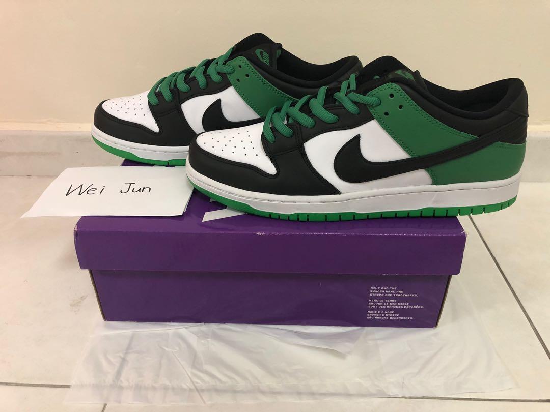 Nike Sb Dunk Low Pro Classic Green, Men's Fashion, Footwear, Sneakers on  Carousell