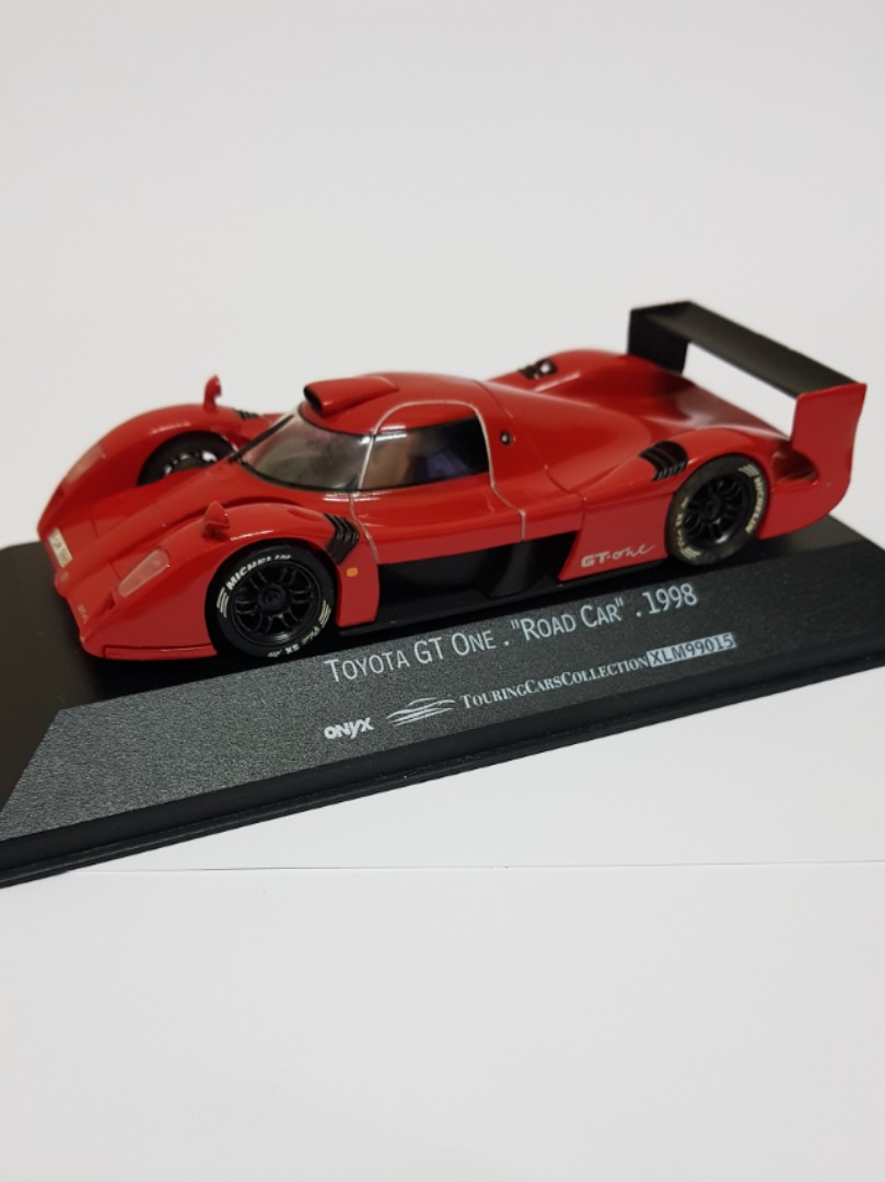 Onyx not Hot Wheels 1998 Toyota GT One road car 1/43 scale, Hobbies ...