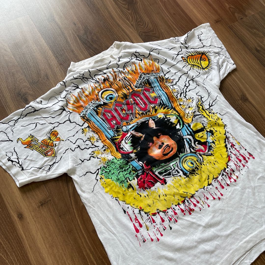 Vintage sales acdc shirt