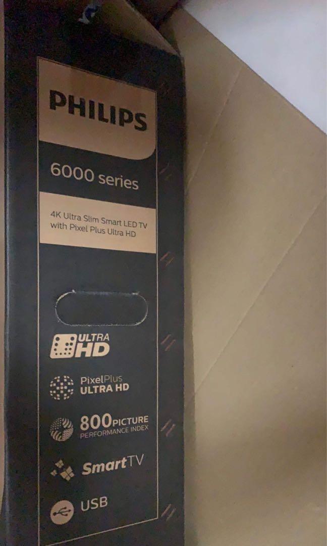 Philips 50” 4k Ultra Slim Smart TV, TV & Home Appliances, TV ...