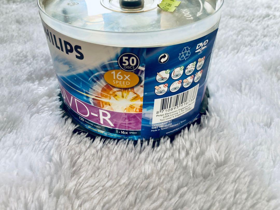 PHILIPS DVD-R CDs Pack (Category: Hard Disks & Thumbdrives) located in Makati City. Submitted by VersatileBabe (Listing ID 1101256208, Image 2). Description: Originally $89 = ₱4,498.10 Bought in HK.😍 Do buy this pack of CDS already. 😘 This is a steal! Huge discount!😍 #julysweldo .