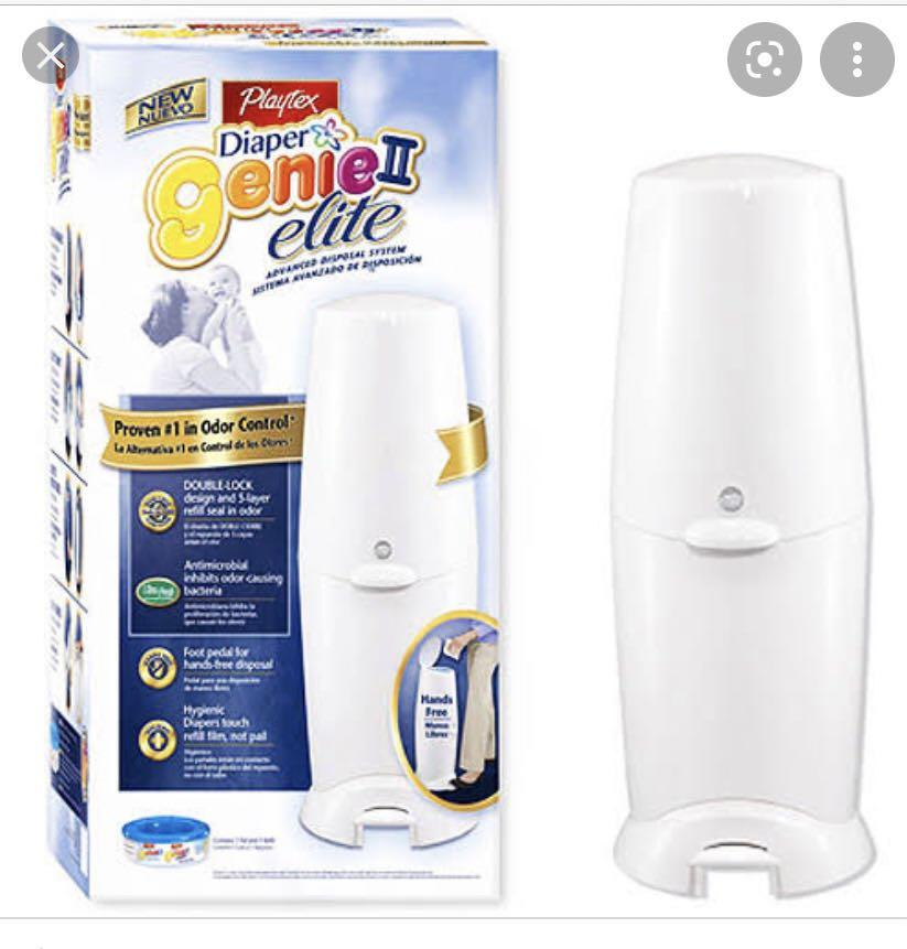 Playex Diaper Genie Elite 2 diaper can diaper waste bin, Babies & Kids