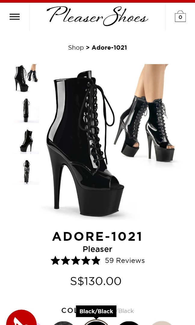 Pleaser adore 1021 clearance