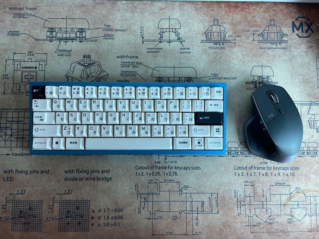 Polaris keyboard Winkey Custom Mechanical Keyboard built up with cherry