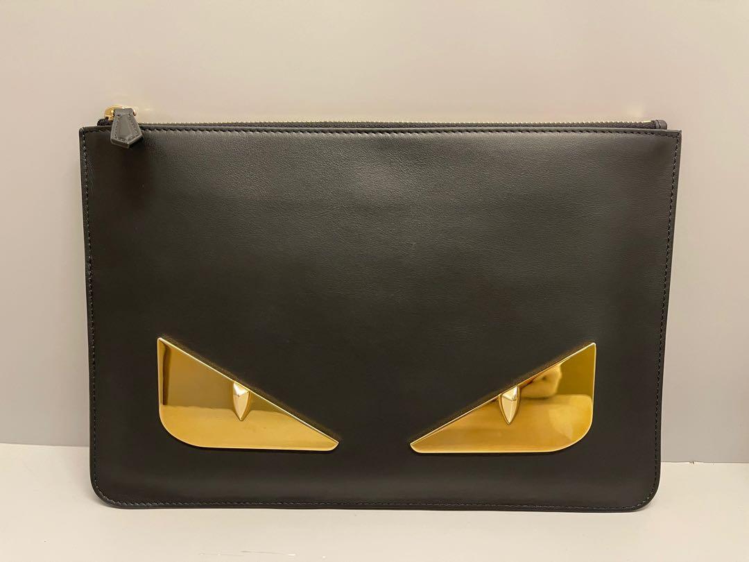 Fendi hot sale eyes clutch