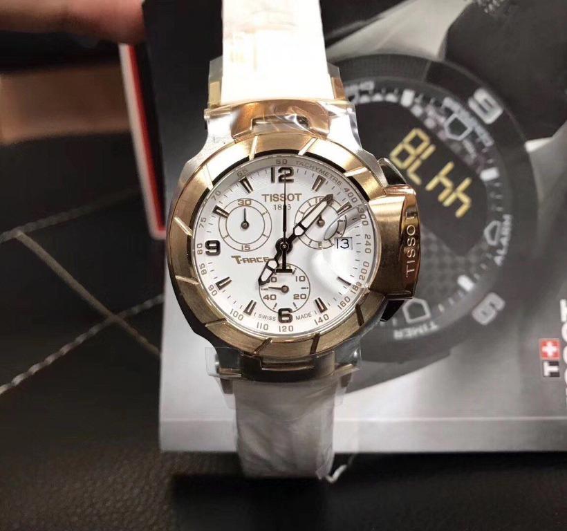 Tissot t race white rose gold 2025