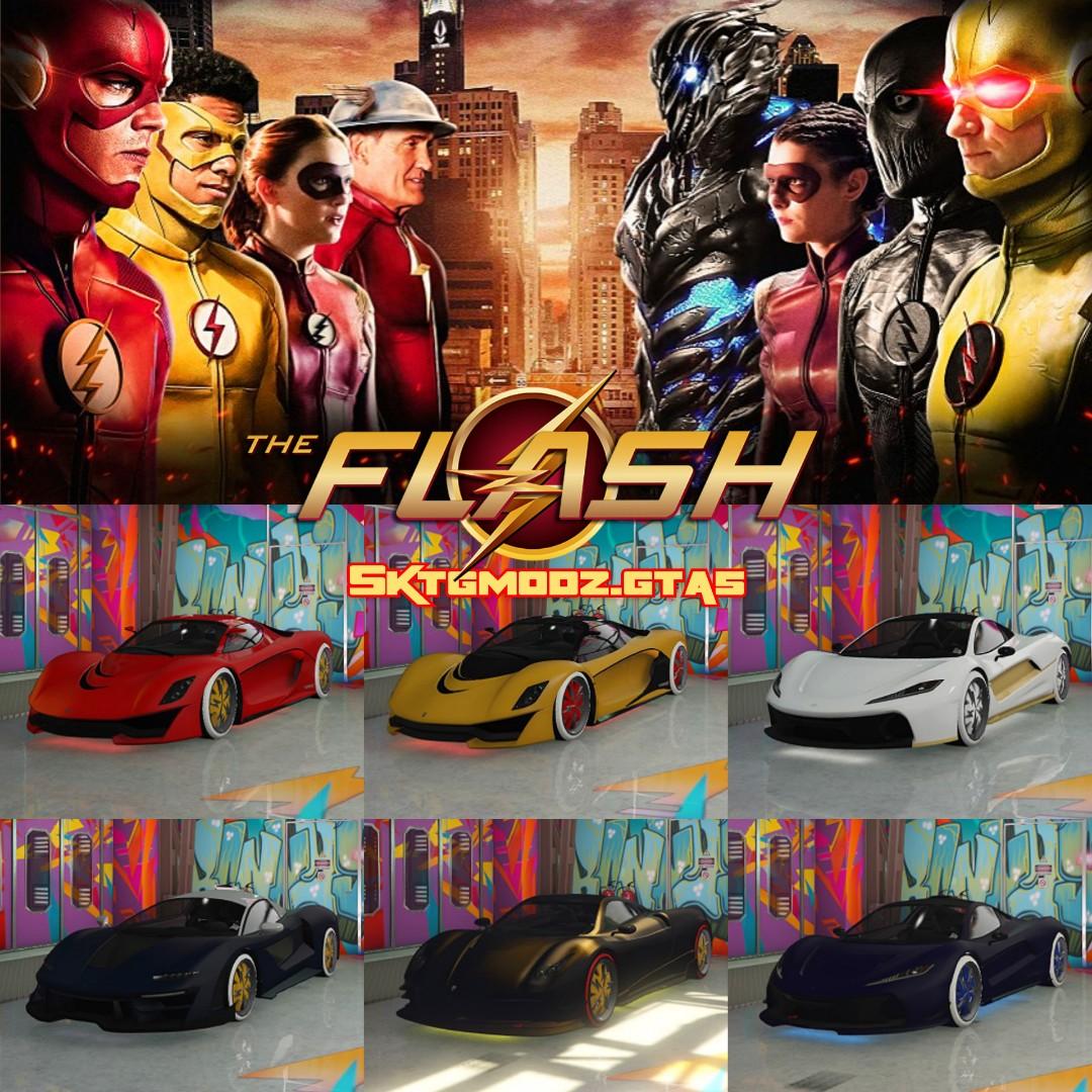 PS4 GTA5 SW CARS THE FLASH SET