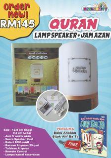 QURAN LAMP SPEAKER DAN JAM AZAN