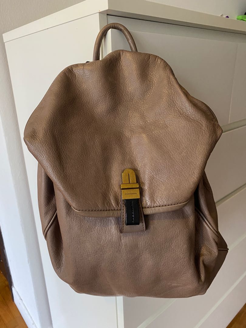 Rabeanco leather backpack Women s Fashion Bags Wallets