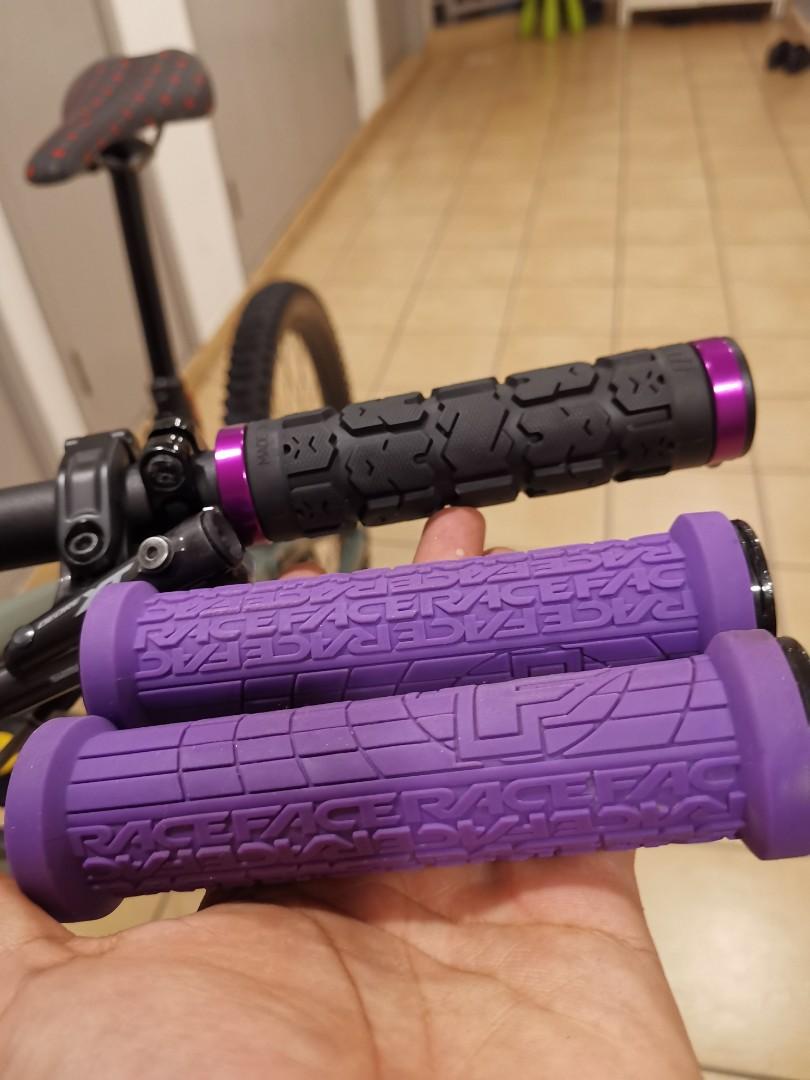RACE FACE GRIPPLER LOCK ON GRIP (Purple), Sports Equipment