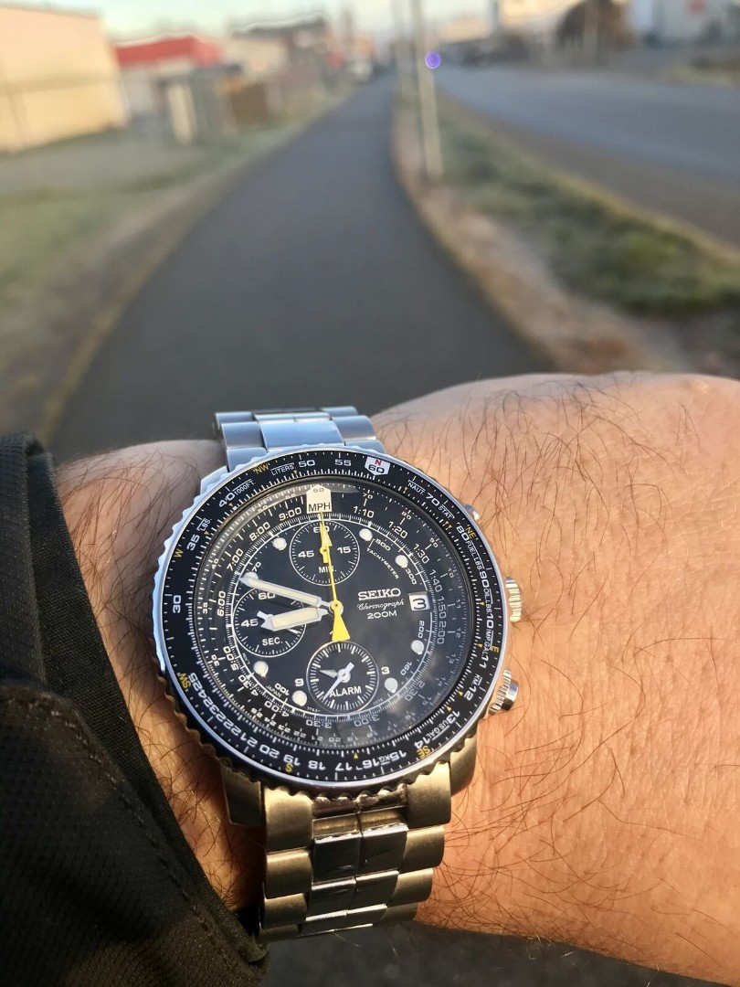 Seiko Flightmaster SNA411P1, Men's 