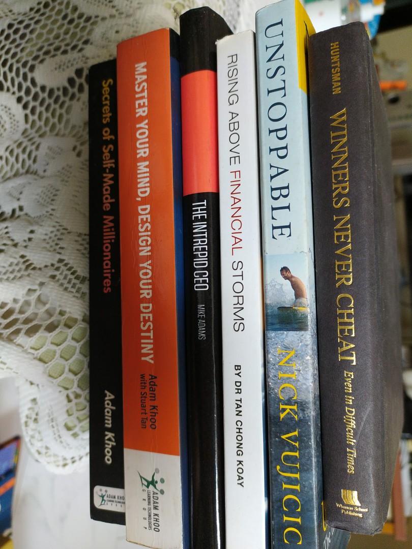 Self help books (Category: Everything Else) located in Singapore. Submitted by venusaur (Listing ID 1101235708, Image 1). Description: Like new..