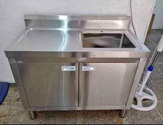 Stainless Sink w/ cabinet table