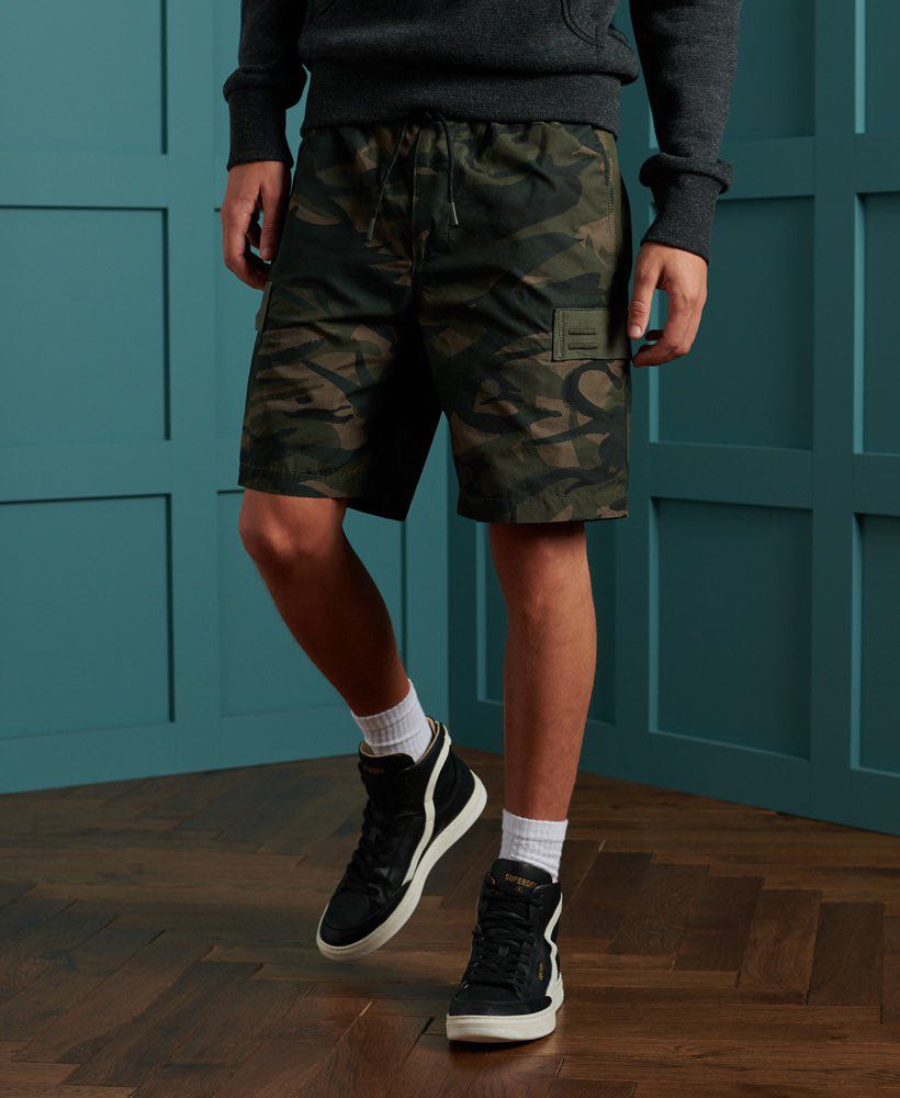 Superdry camouflage shorts outlet