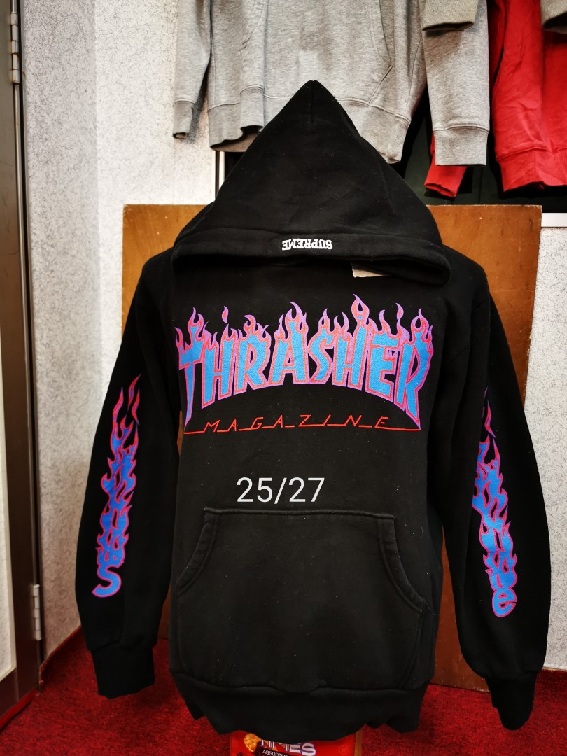 SUPREME X THRASHER Men s Fashion Tops Sets Hoodies on