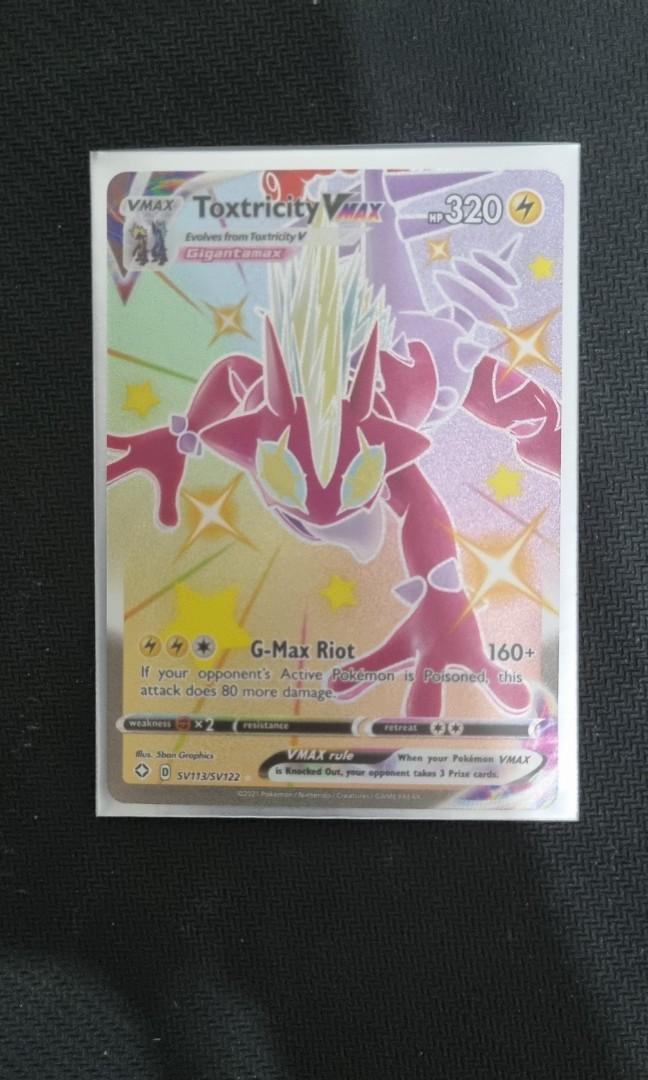 Toxtricity Vmax Shiny Ultra Rare Pokemon Tcg Shining Fates Hobbies Toys Toys Games On Carousell Toxtricity Vmax Shiny Ultra Rare Pokemon Tcg Shining Fates Hobbies Toys Toys Games On Carousell