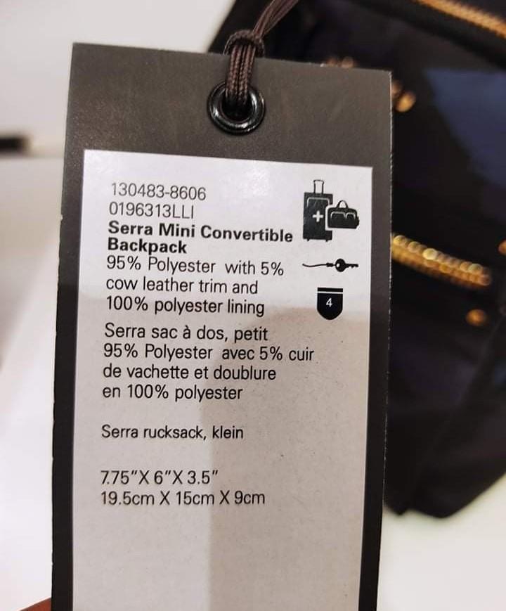 Tumi hotsell serra mini
