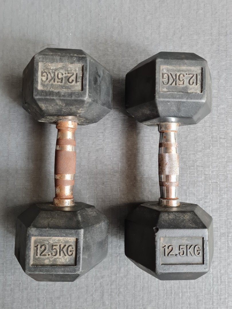 Used Dumbbell for Sale, Sports Equipment, Exercise & Fitness, Weights & Dumbbells on Carousell