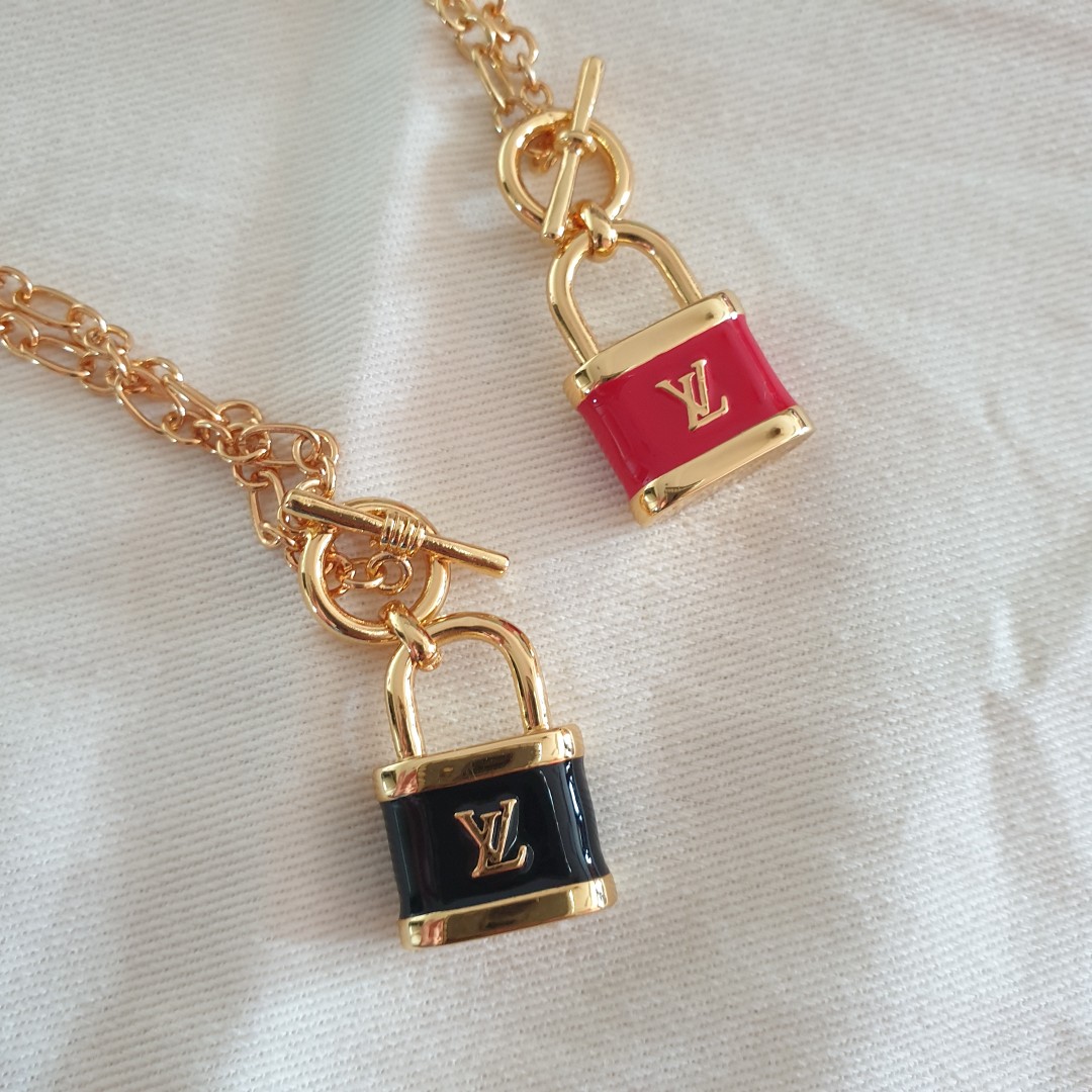 Louis Vuitton | Jewelry | Lv Lock Necklace | Poshmark