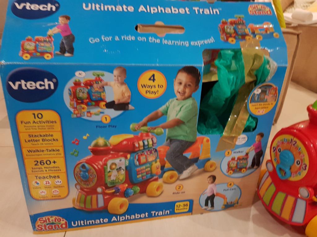 VTech Sit-to-Stand Ultimate Alphabet Train, Babies & Kids, Infant ...